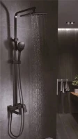 Душевая стойка Rose R2836H черная Душевая стойка Rose R2836H черная
