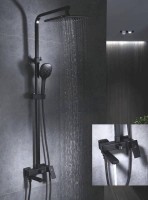 Душевая стойка Rose R2836H черная