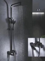 Душевая стойка Rose R2836H черная Душевая стойка Rose R2836H черная