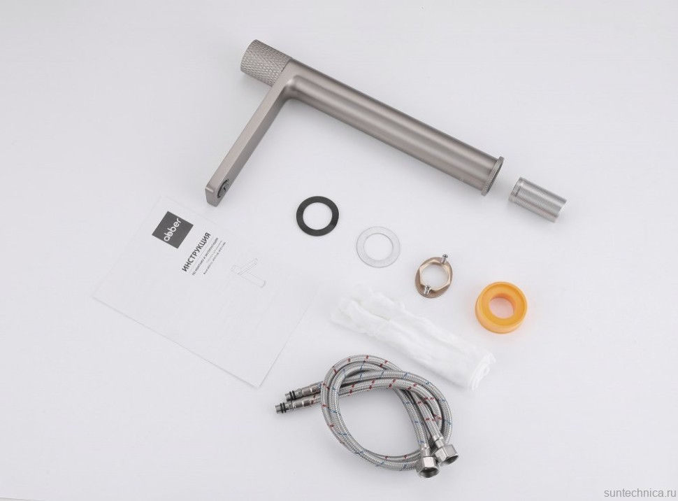 Смеситель для раковины Abber Rund AF8711SP сатин