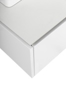 Мебель для ванной комнаты Cezares Slider 100 подвесная, 2 ящика, со столешницей bianco opaco