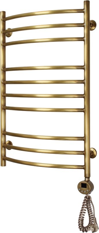 Полотенцесушитель электрический Domoterm Калипсо П10 50x80, античная бронза, R