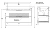 Тумба с раковиной Aquanet Ирис new 100 подвесная, 2 ящика