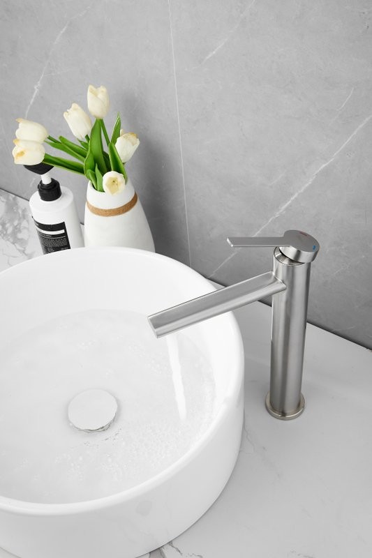 Смеситель для раковины BELZ B813 B11813-1 сатин