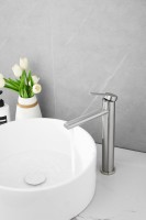 Смеситель для раковины BELZ B813 B11813-1 сатин Смеситель для раковины BELZ B813 B11813-1 сатин