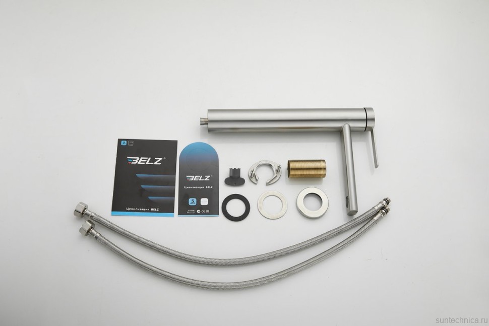 Смеситель для раковины BELZ B813 B11813-1 сатин