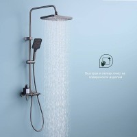 Душевая стойка Splenka S52 S52.24.09 графит Душевая стойка Splenka S52 S52.24.09 графит