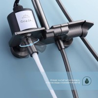 Душевая стойка Splenka S52 S52.24.09 графит Душевая стойка Splenka S52 S52.24.09 графит