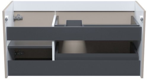 Мебель для ванной комнаты IDDIS Edifice 100 подвесная, капучино, раковина 0101000i28