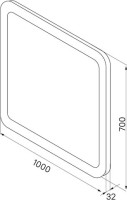 Мебель для ванной комнаты IDDIS Edifice 100 подвесная, капучино, раковина 0101000i28