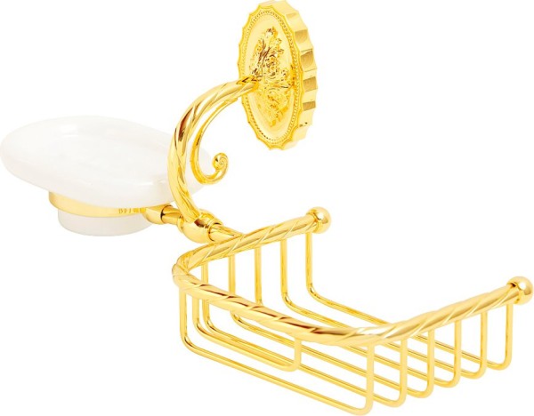 Мыльница Migliore Edera 16945 золото