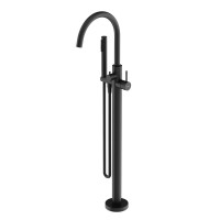 Смеситель для ванны напольный Sancos Etna, черный матовый, SC9009MB