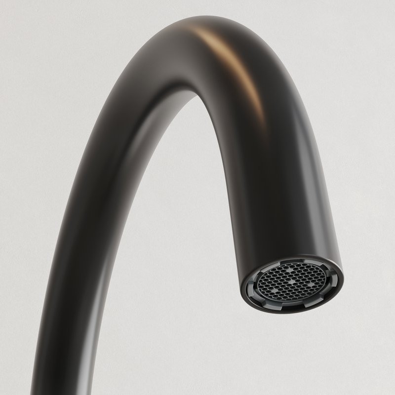 Смеситель для ванны напольный Sancos Etna, черный матовый, SC9009MB