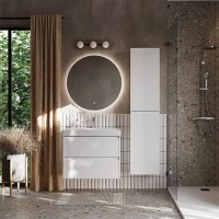 Тумба с раковиной Roca Ona 80 белая матовая Тумба с раковиной Roca Ona 80 белая матовая