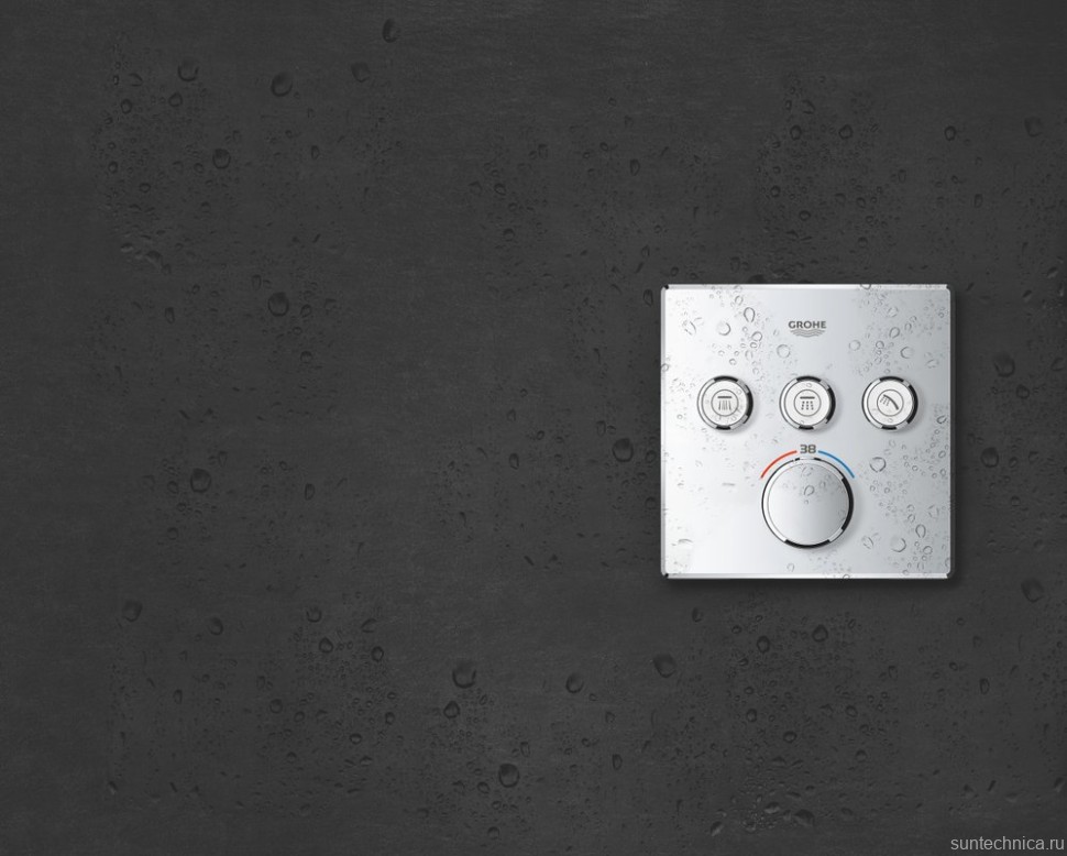 Термостатический смеситель встраиваемый Grohe Grohtherm SmartControl 29126000 С ВНУТРЕННЕЙ ЧАСТЬЮ, хром