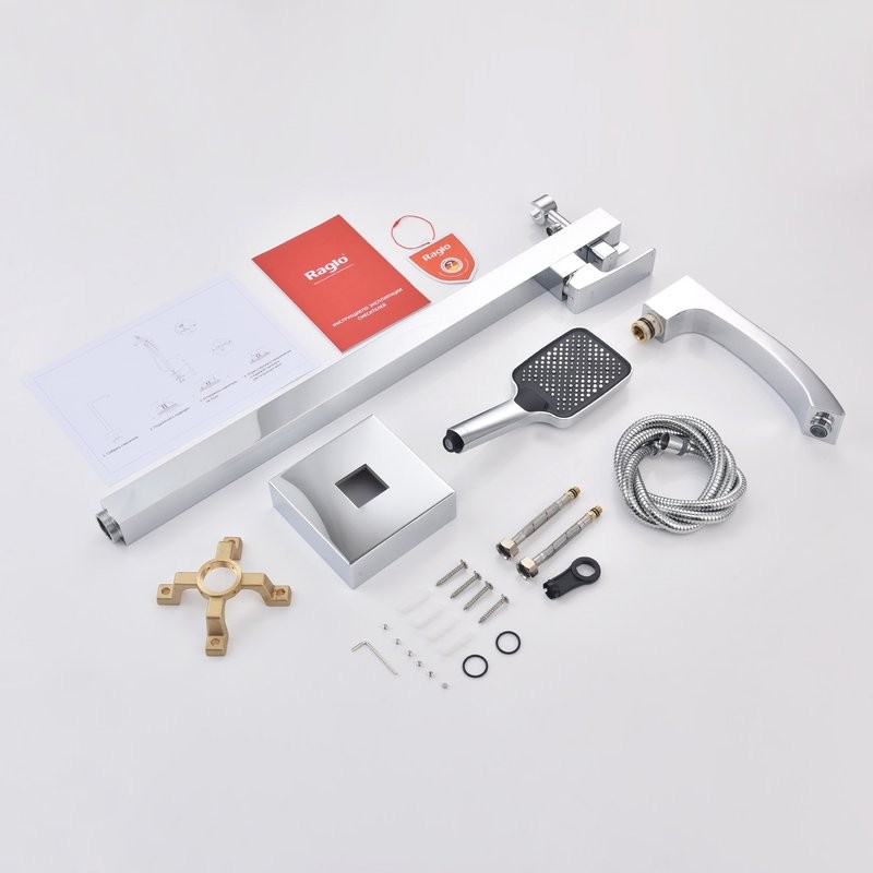 Смеситель для ванны напольный Raglo R01.33, хром