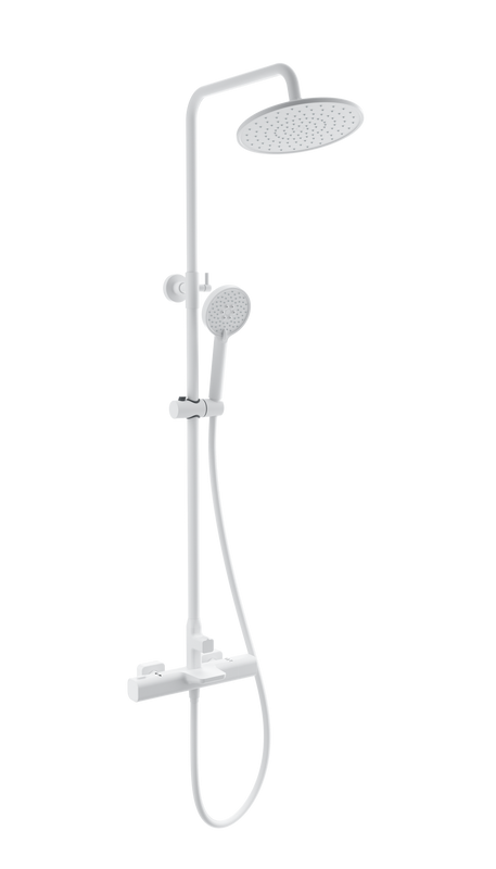Душевая стойка Wonzon & Woghand WW-C3017-A-MW матовая белая