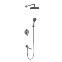 Душевая система встраиваемая Raglo R20.27.09, графит Душевая система встраиваемая Raglo R20.27.09, графит