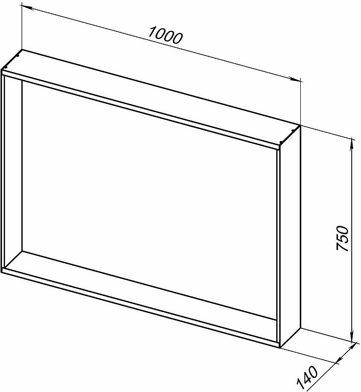Мебель для ванной комнаты Allen Brau Reality 100 подвесная, белый матовый, раковина Fantasy Flat 102x47, без перелива, белая