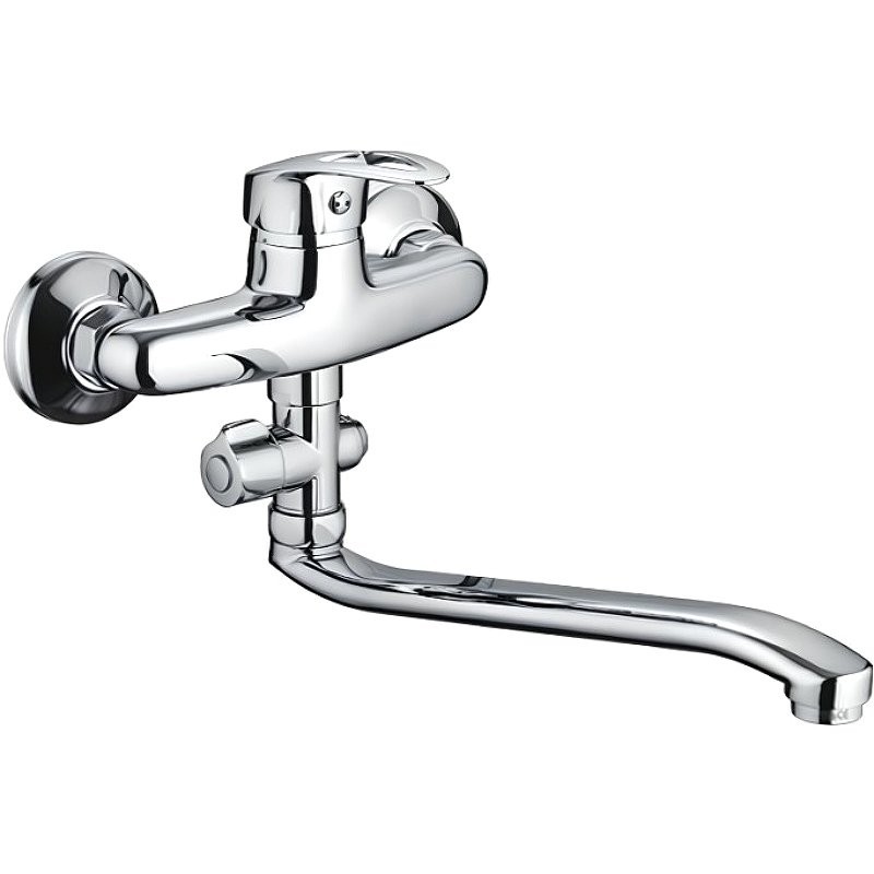 Смеситель с длинным изливом для ванны Frap H39 F2139-B хром