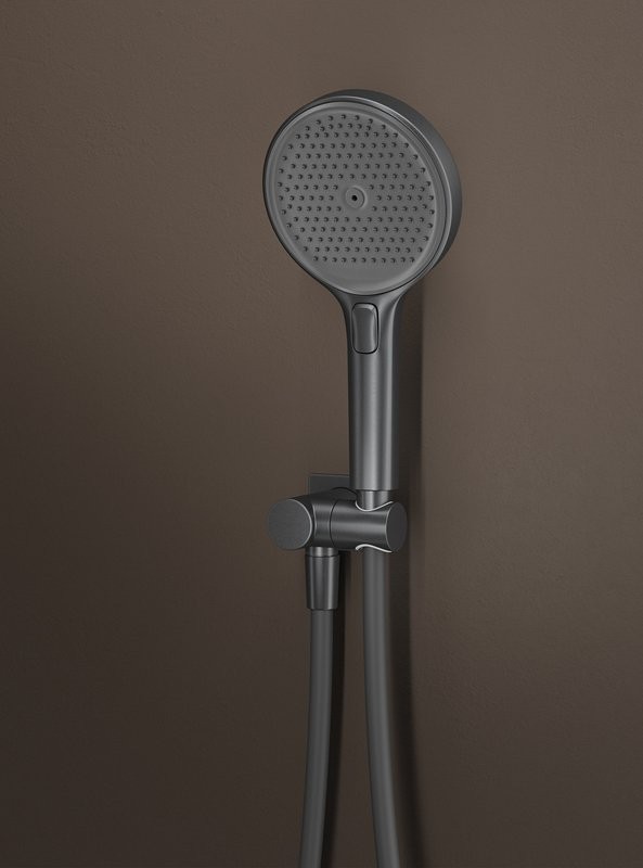 Душевой комплект IDDIS Duna DUNGMSTi68 С ВНУТРЕННЕЙ ЧАСТЬЮ, графит матовый