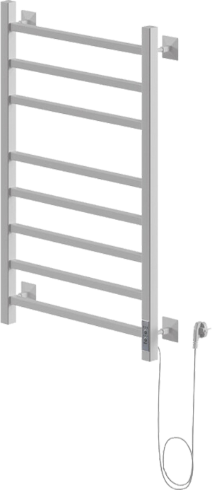 Полотенцесушитель электрический Ника Step-2 80/40 белый матовый, R