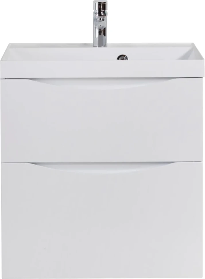 Тумба с раковиной BelBagno Marino H60 bianco lucido, 60 см