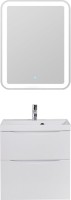 Тумба с раковиной BelBagno Marino H60 bianco lucido, 60 см