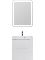Тумба с раковиной BelBagno Marino H60 bianco lucido, 60 см