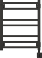 Полотенцесушитель электрический EWRIKA Кассандра Pg 60x50 R, черный матовый