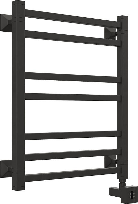 Полотенцесушитель электрический EWRIKA Кассандра Pg 60x50 R, черный матовый