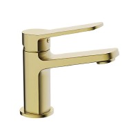 Смеситель для раковины Frap H61 F1061-3 золотой сатин