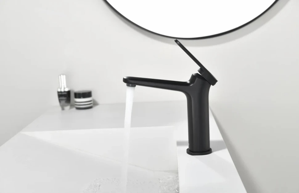 Смеситель для раковины Black&White Gravity 7109MB matt black