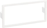 Тумба с раковиной La Fenice Cubo Twin 80 подвесная, bianco, ручки белые, раковина Cubo 80