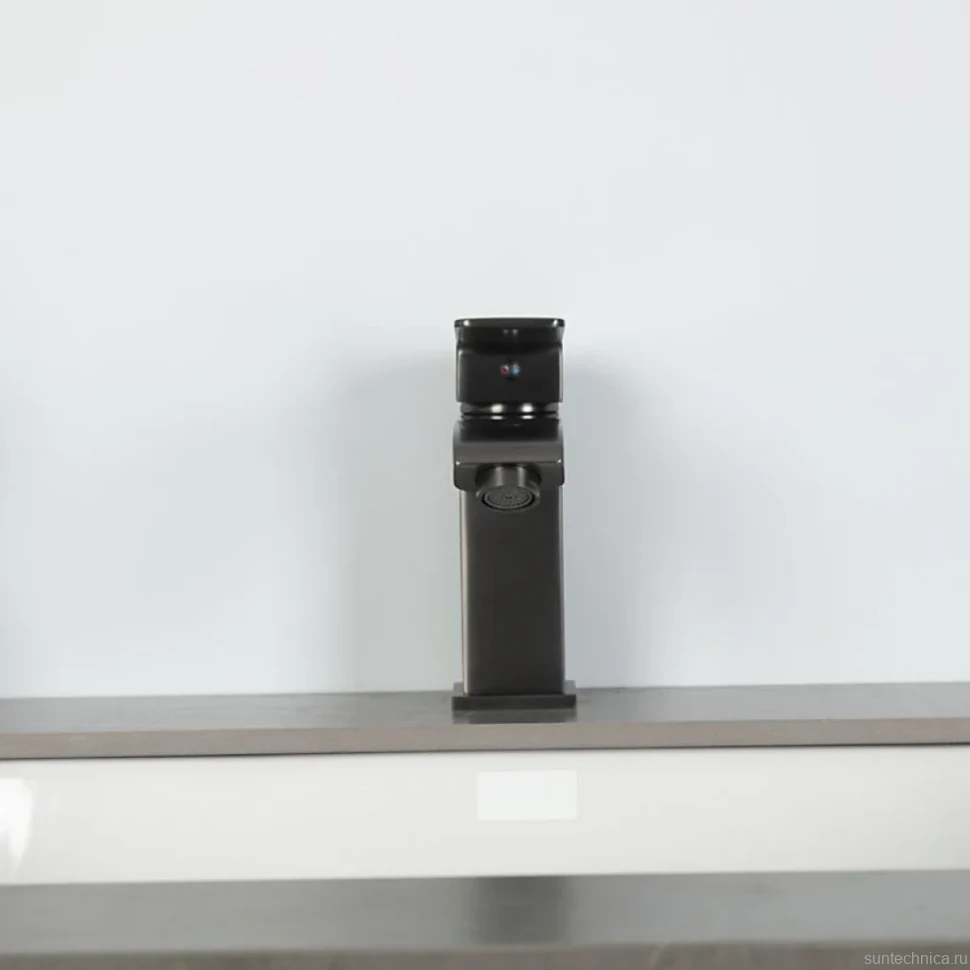 Смеситель для раковины Frap H76 F1076-9 оружейная сталь