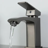 Смеситель для раковины Frap H76 F1076-9 оружейная сталь