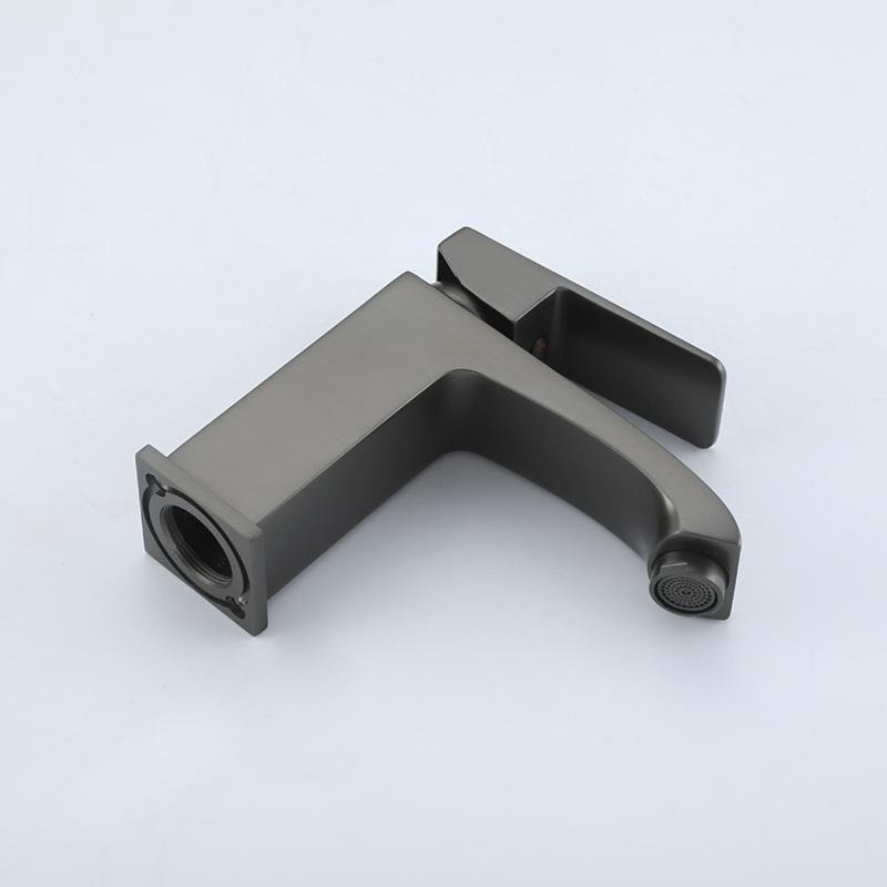 Смеситель для раковины Frap H76 F1076-9 оружейная сталь