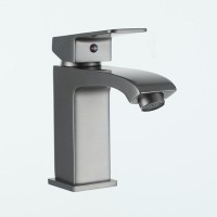 Смеситель для раковины Frap H76 F1076-9 оружейная сталь Смеситель для раковины Frap H76 F1076-9 оружейная сталь