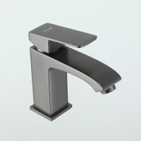 Смеситель для раковины Frap H76 F1076-9 оружейная сталь Смеситель для раковины Frap H76 F1076-9 оружейная сталь