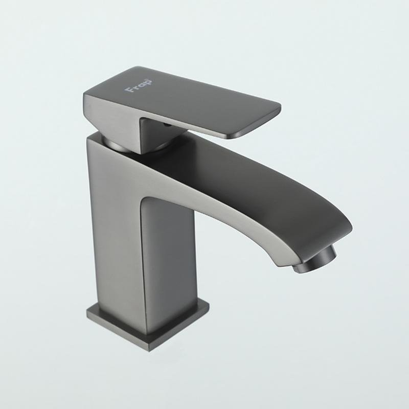 Смеситель для раковины Frap H76 F1076-9 оружейная сталь