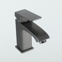 Смеситель для раковины Frap H76 F1076-9 оружейная сталь Смеситель для раковины Frap H76 F1076-9 оружейная сталь