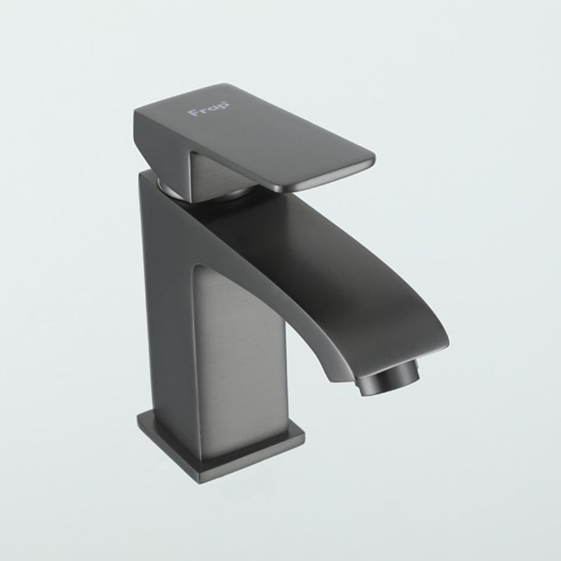 Смеситель для раковины Frap H76 F1076-9 оружейная сталь