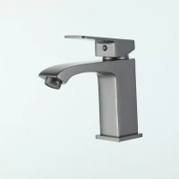 Смеситель для раковины Frap H76 F1076-9 оружейная сталь