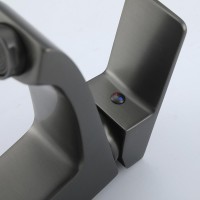 Смеситель для раковины Frap H76 F1076-9 оружейная сталь Смеситель для раковины Frap H76 F1076-9 оружейная сталь