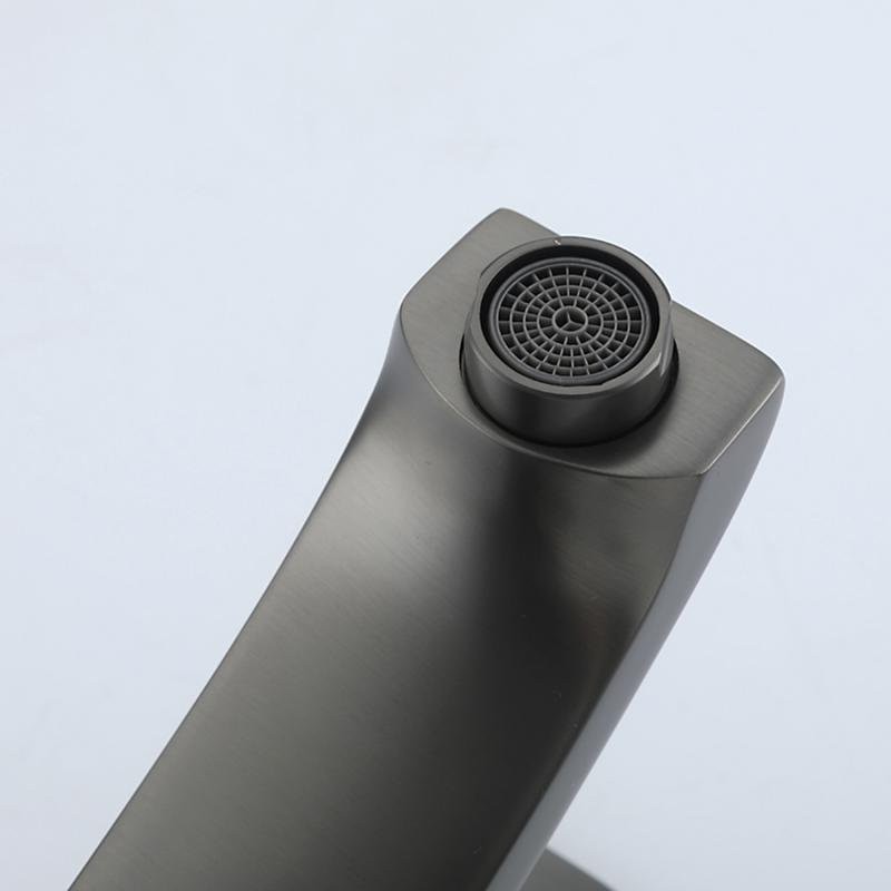 Смеситель для раковины Frap H76 F1076-9 оружейная сталь