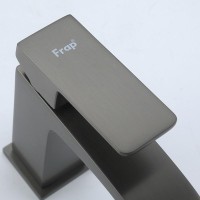 Смеситель для раковины Frap H76 F1076-9 оружейная сталь Смеситель для раковины Frap H76 F1076-9 оружейная сталь