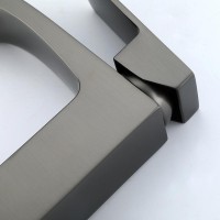 Смеситель для раковины Frap H76 F1076-9 оружейная сталь Смеситель для раковины Frap H76 F1076-9 оружейная сталь