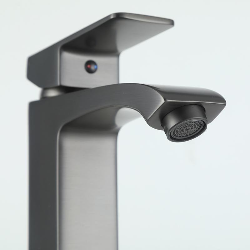 Смеситель для раковины Frap H76 F1076-9 оружейная сталь