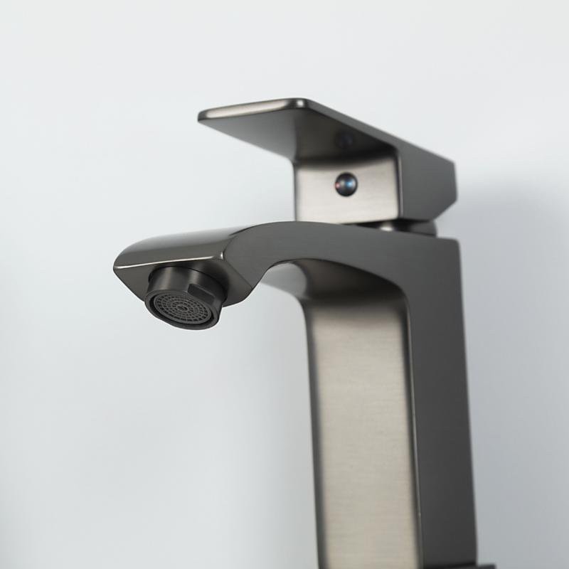 Смеситель для раковины Frap H76 F1076-9 оружейная сталь