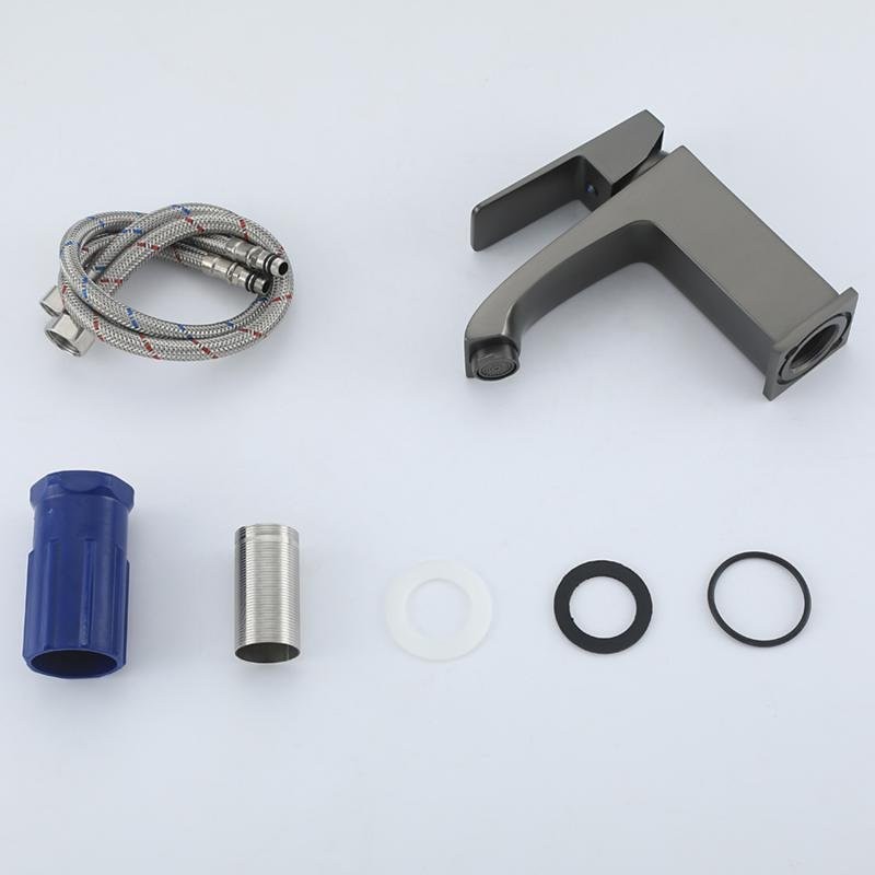 Смеситель для раковины Frap H76 F1076-9 оружейная сталь